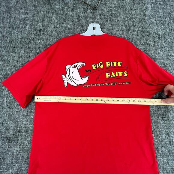 Big Bite‎ Baits Shirt Mens Medium Bass Fishing Performance  Promotional Gear - Picture 4 of 6